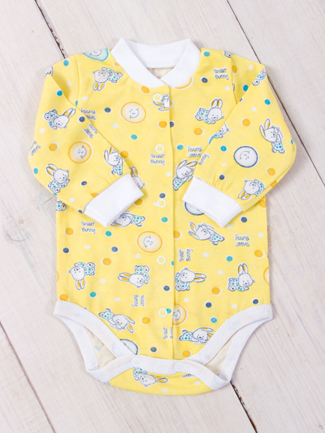 Боди для младенцев Носи своє модель 5047-002-5-zajka-zhovtij Фото