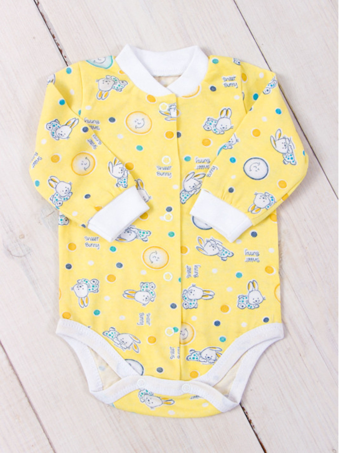 Боди для младенцев Носи своє модель 5047-002-5-zajka-zhovtij Фото