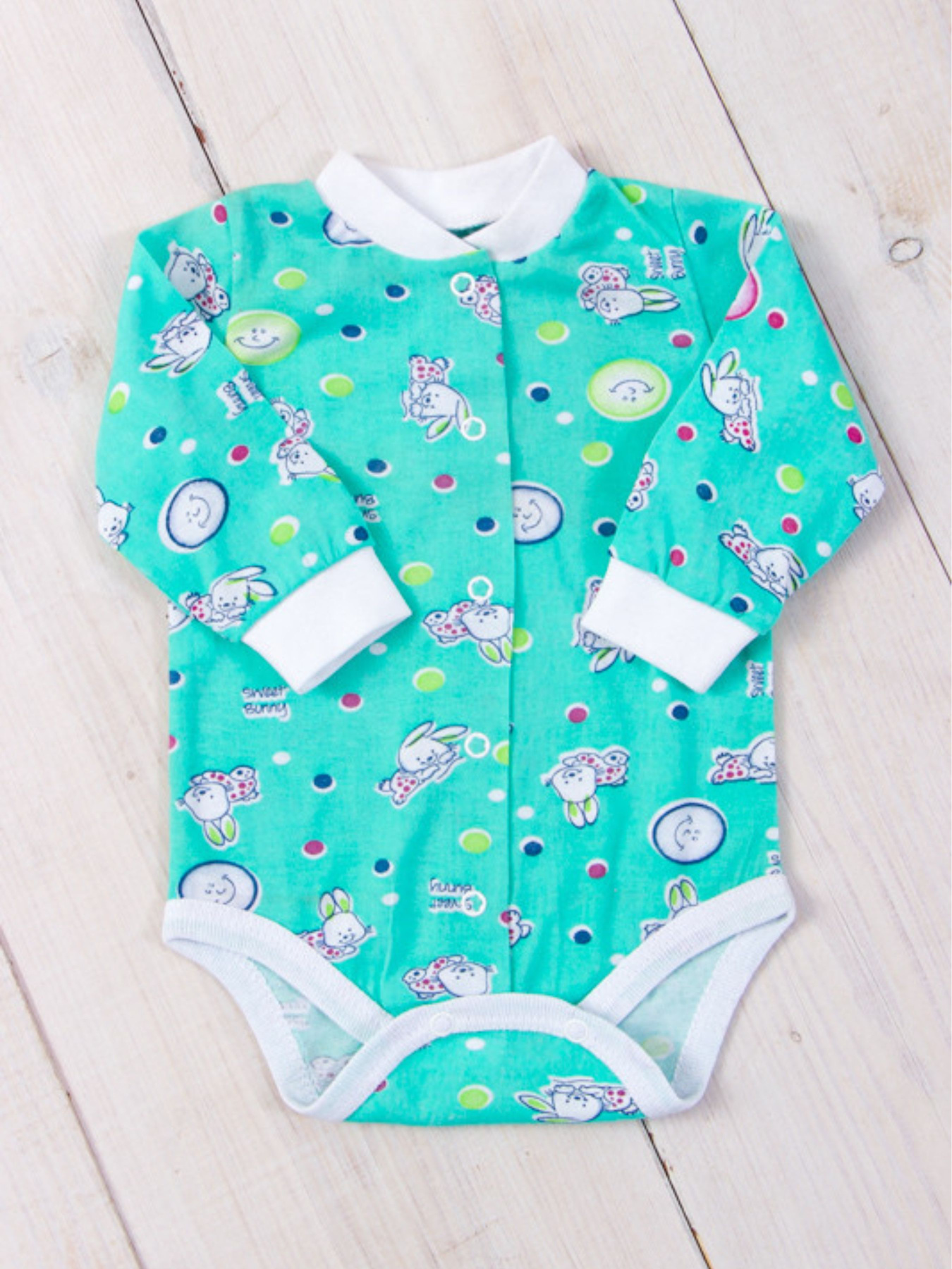 Боді для немовлят Носи своє модель 5047-002-5-zajka-mentol Фото