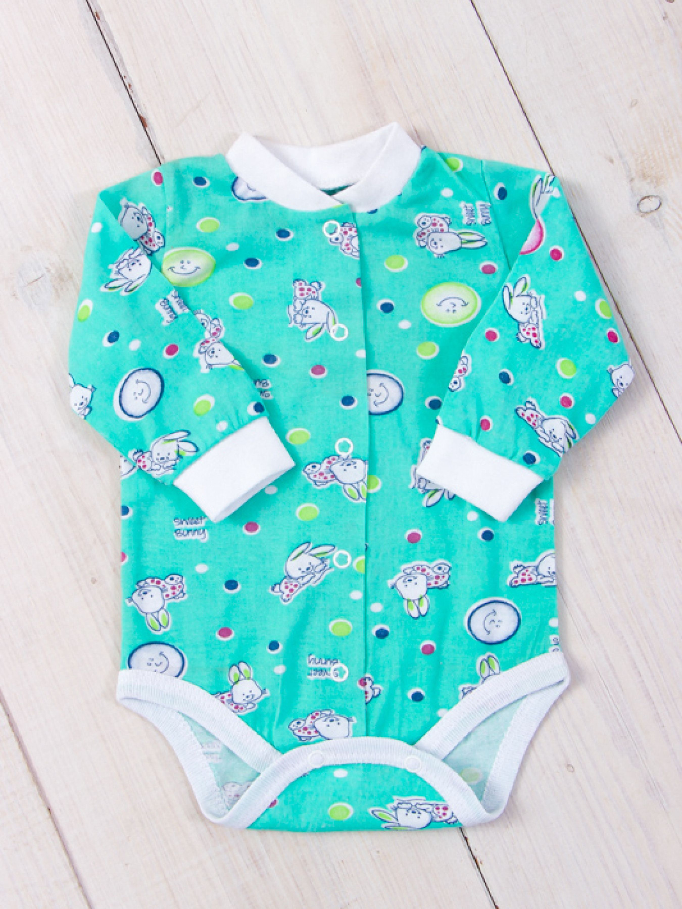 Боді для немовлят Носи своє модель 5047-002-5-zajka-mentol Фото