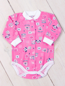 Боді для немовлят Носи своє модель 5047-002-5-zajchiki-temno-rozhevij Фото