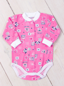 Боді для немовлят Носи своє модель 5047-002-5-zajchiki-temno-rozhevij Фото