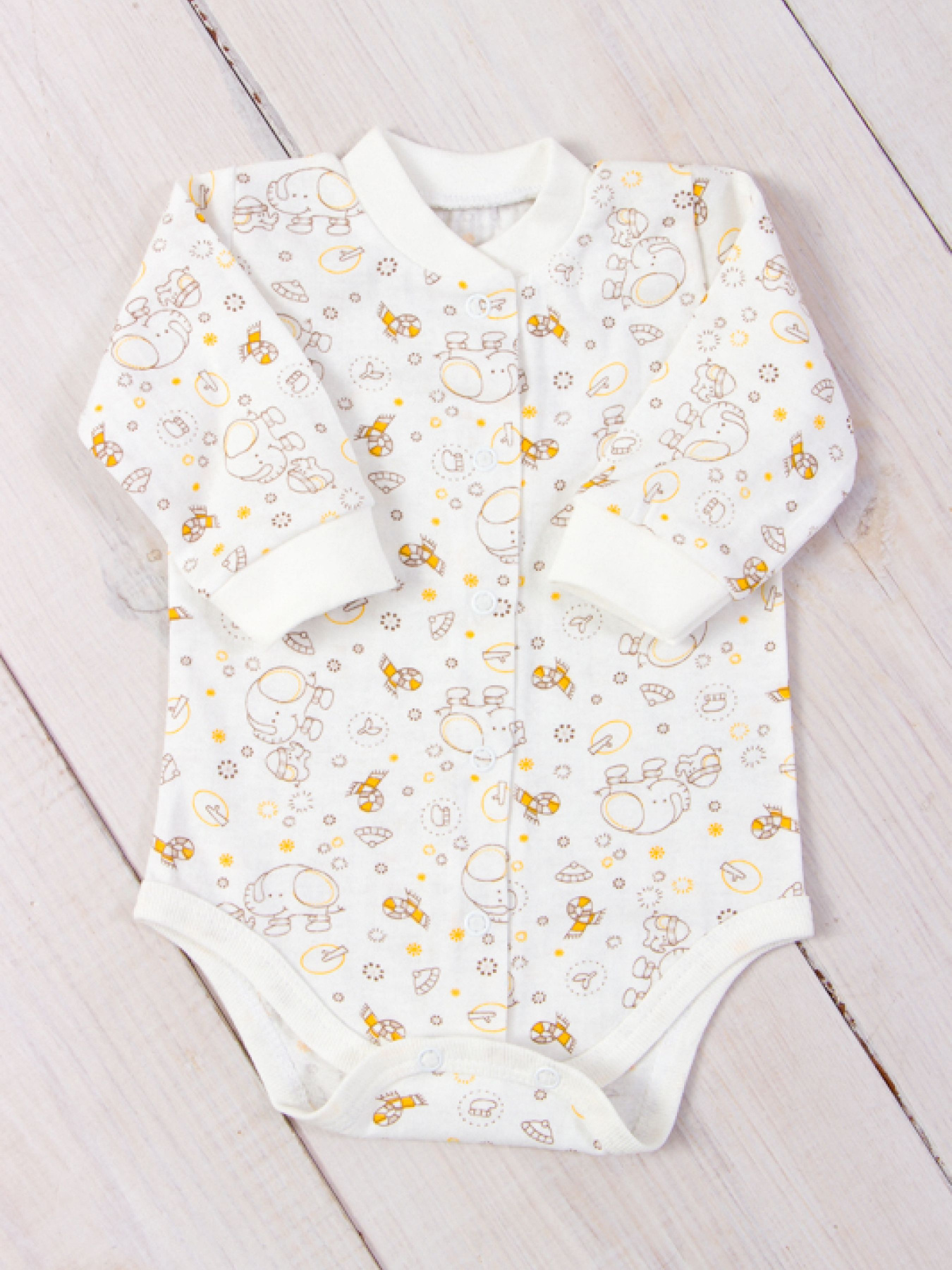 Боди для младенцев Носи своє модель 5047-002-4-slonik-molochnij Фото