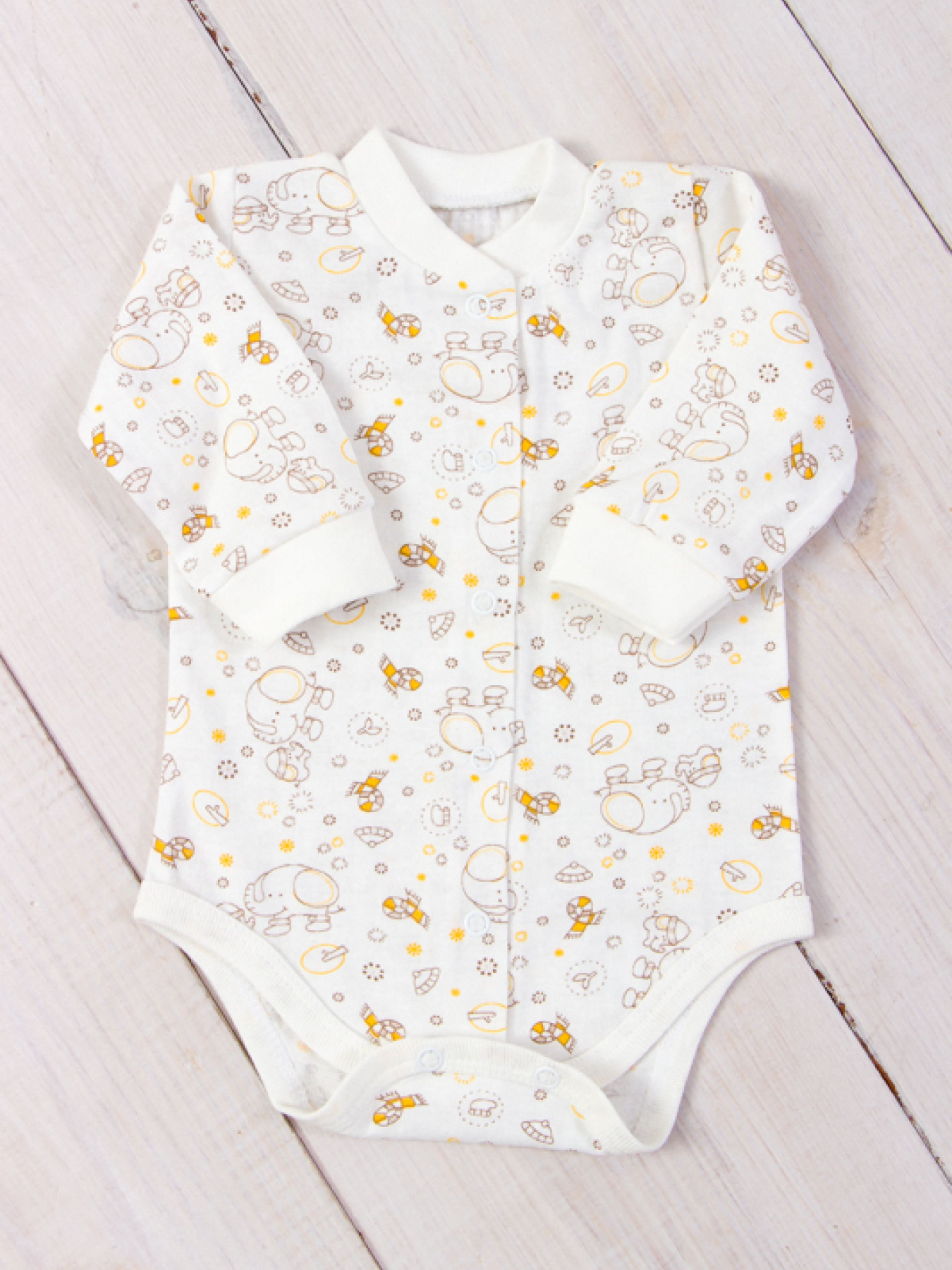 Боди для младенцев Носи своє модель 5047-002-4-slonik-molochnij Фото