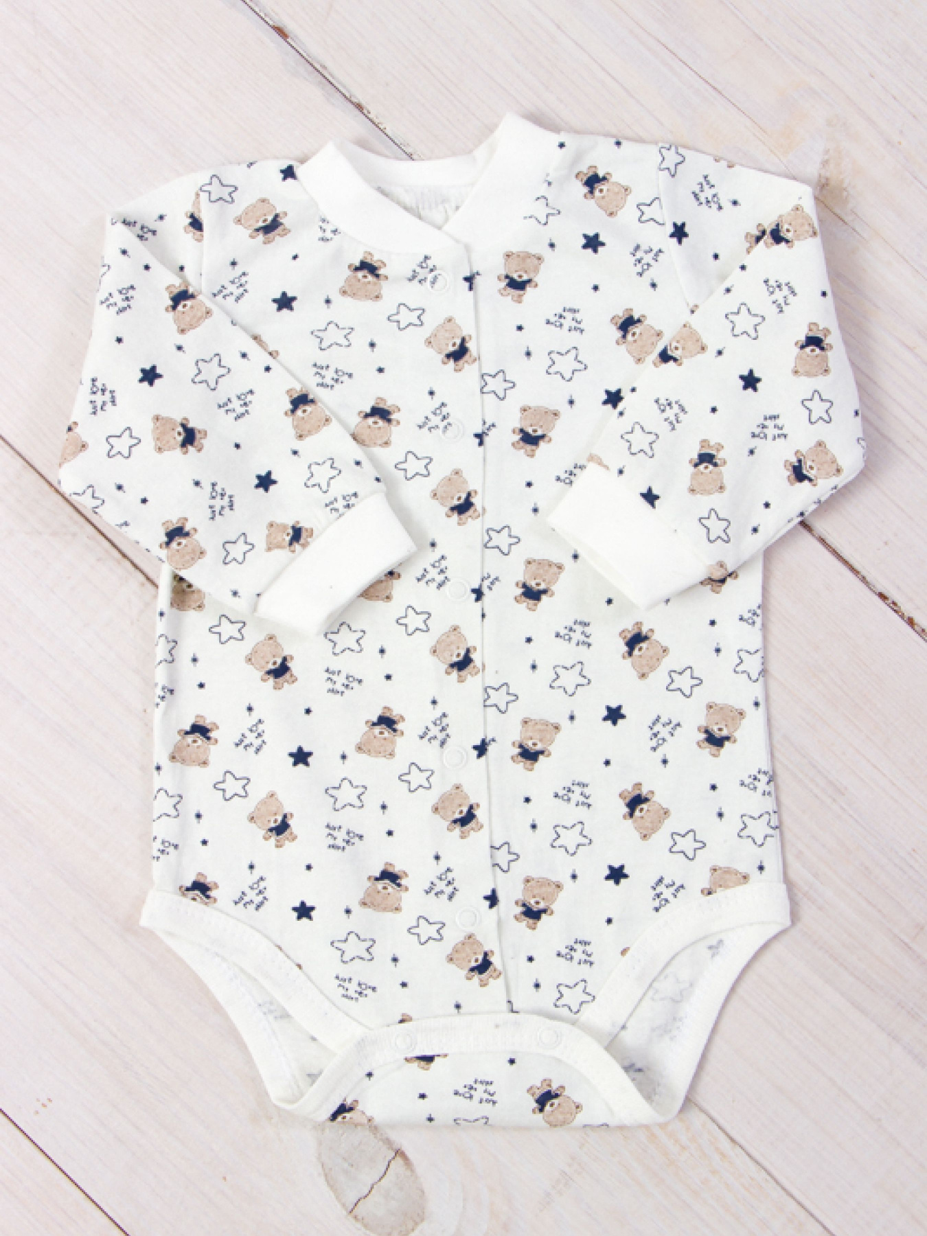 Боди для младенцев Носи своє модель 5047-002-4-mshka-molochnij Фото