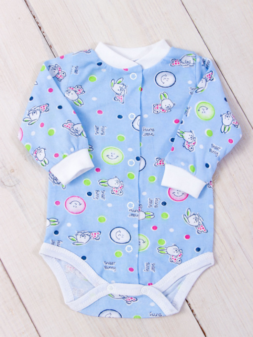 Боді для немовлят Носи своє модель 5047-002-4-zajka-blakitnij Фото