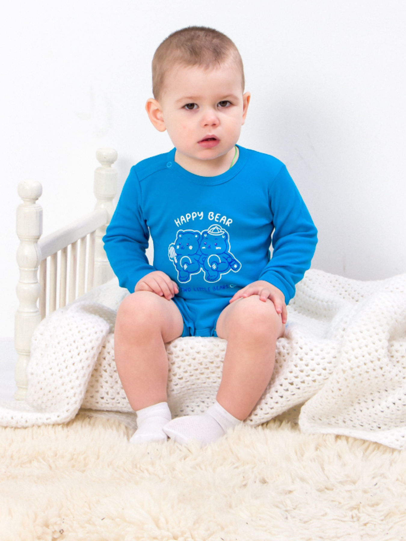 Боді для немовлят Носи своє модель 5010-008-33-4-bryuzovij-vedmediki Фото