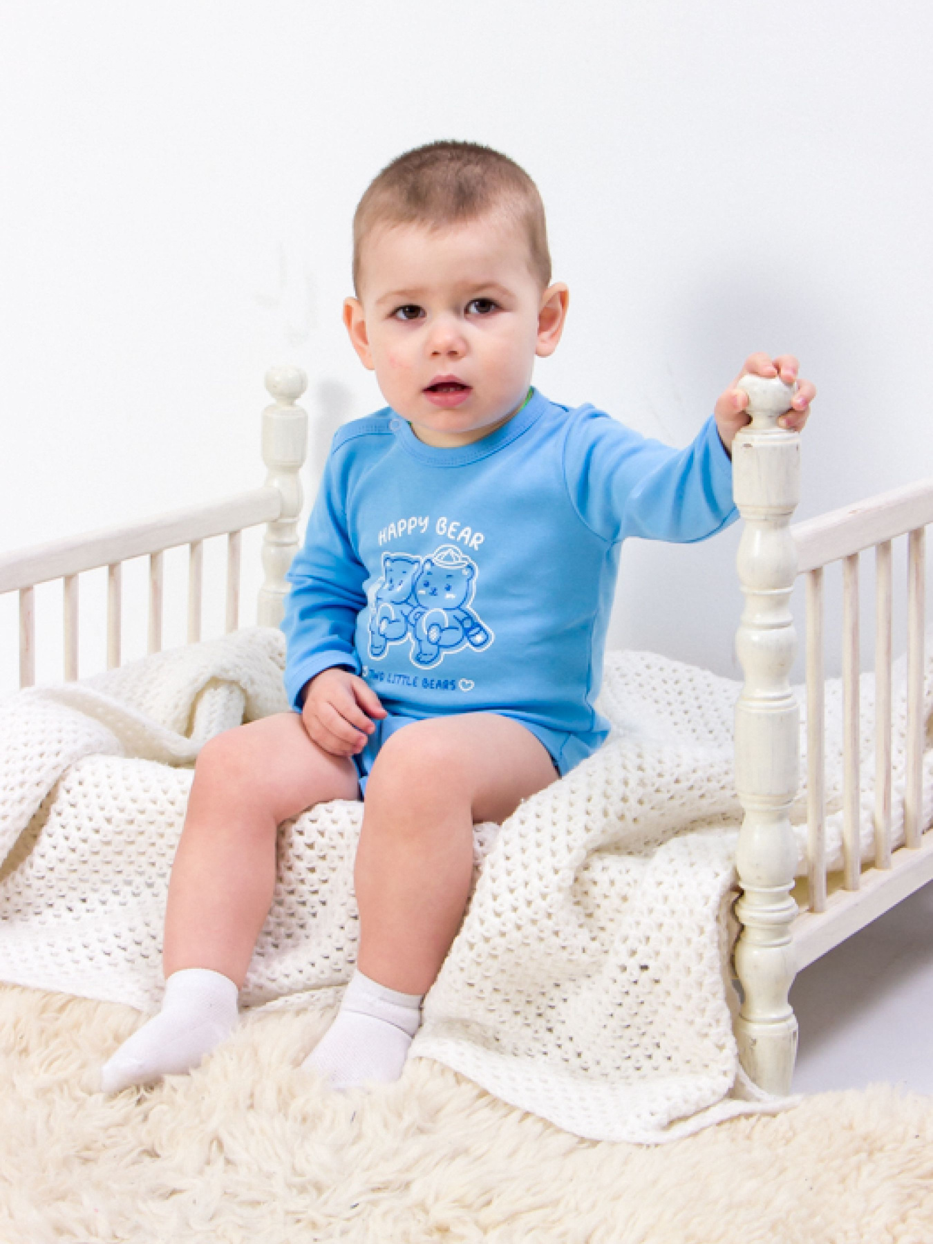 Боді для немовлят Носи своє модель 5010-008-33-4-blakitnij-vedmediki Фото