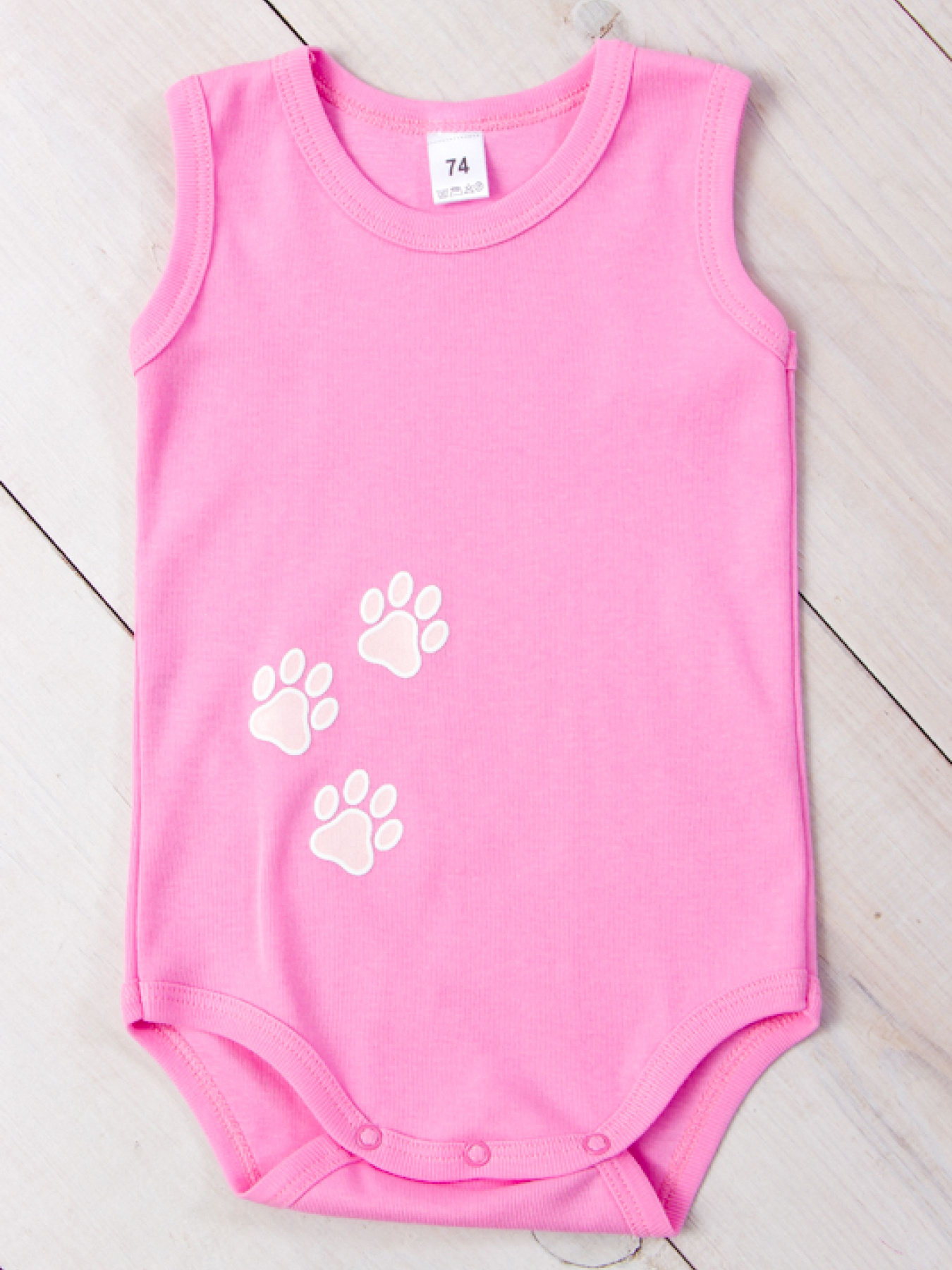 Боди для младенцев Носи своє модель 5067-008-33-5-rozhevij-lapki Фото