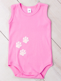 Боді для немовлят Носи своє модель 5067-008-33-5-rozhevij-lapki Фото
