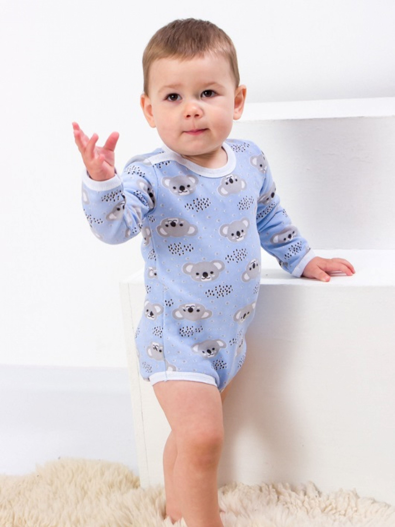 Боди для младенцев Носи своє модель 5010-024-4-koala-blakitnij Фото