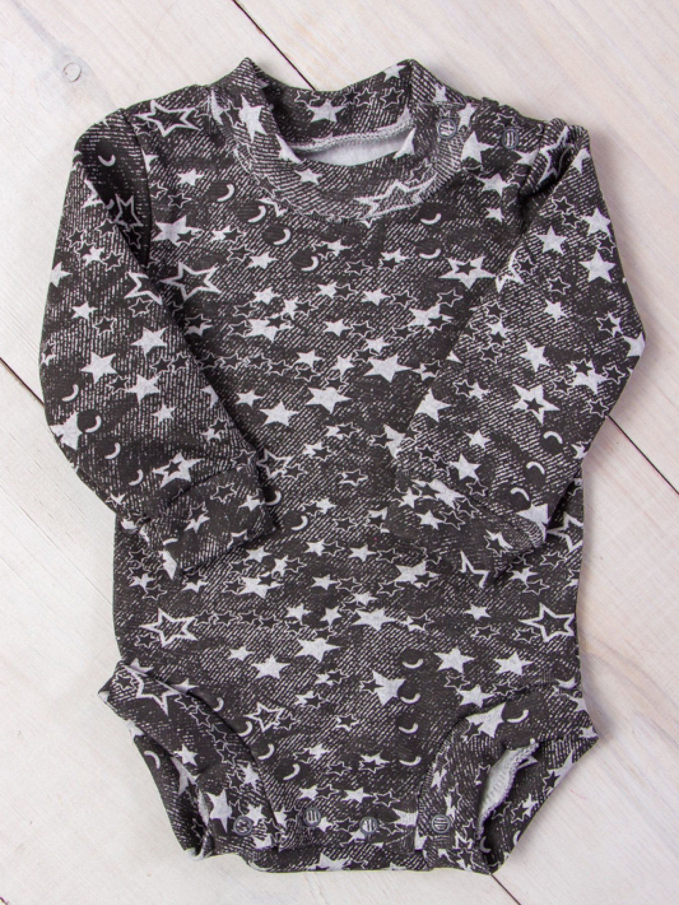 Боди для младенцев Носи своє модель 9511-063-4-sr-zrki-na-chornomu Фото