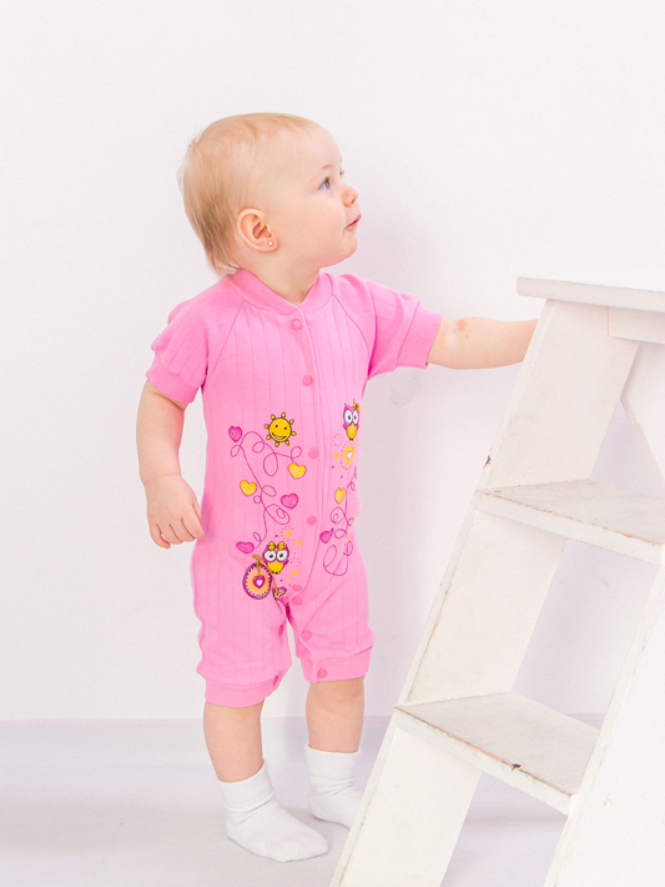 Нательный комбинезон Носи своє модель 9872-050-33-5-rozhevij Фото