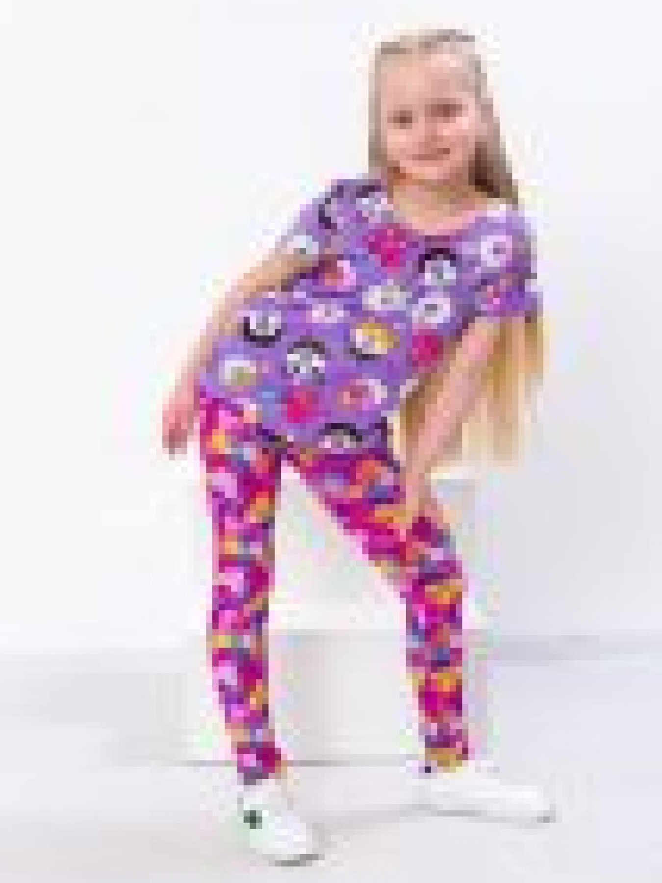 Леггинсы Носи своє модель 6000-043-serdechka-na-malinovomu Фото