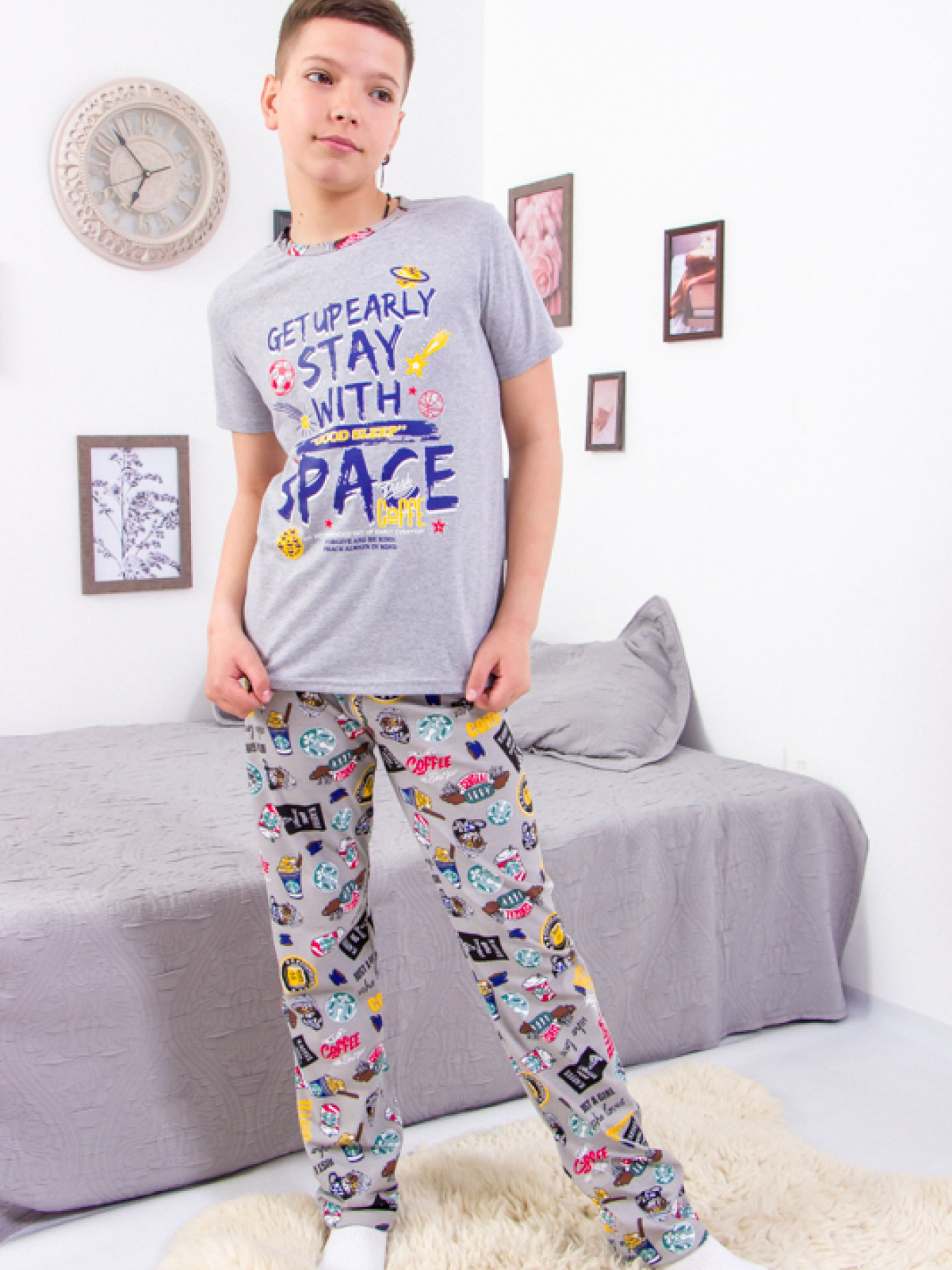 Пижама Носи своє модель 6376-002-33-1-coffee-srij Фото