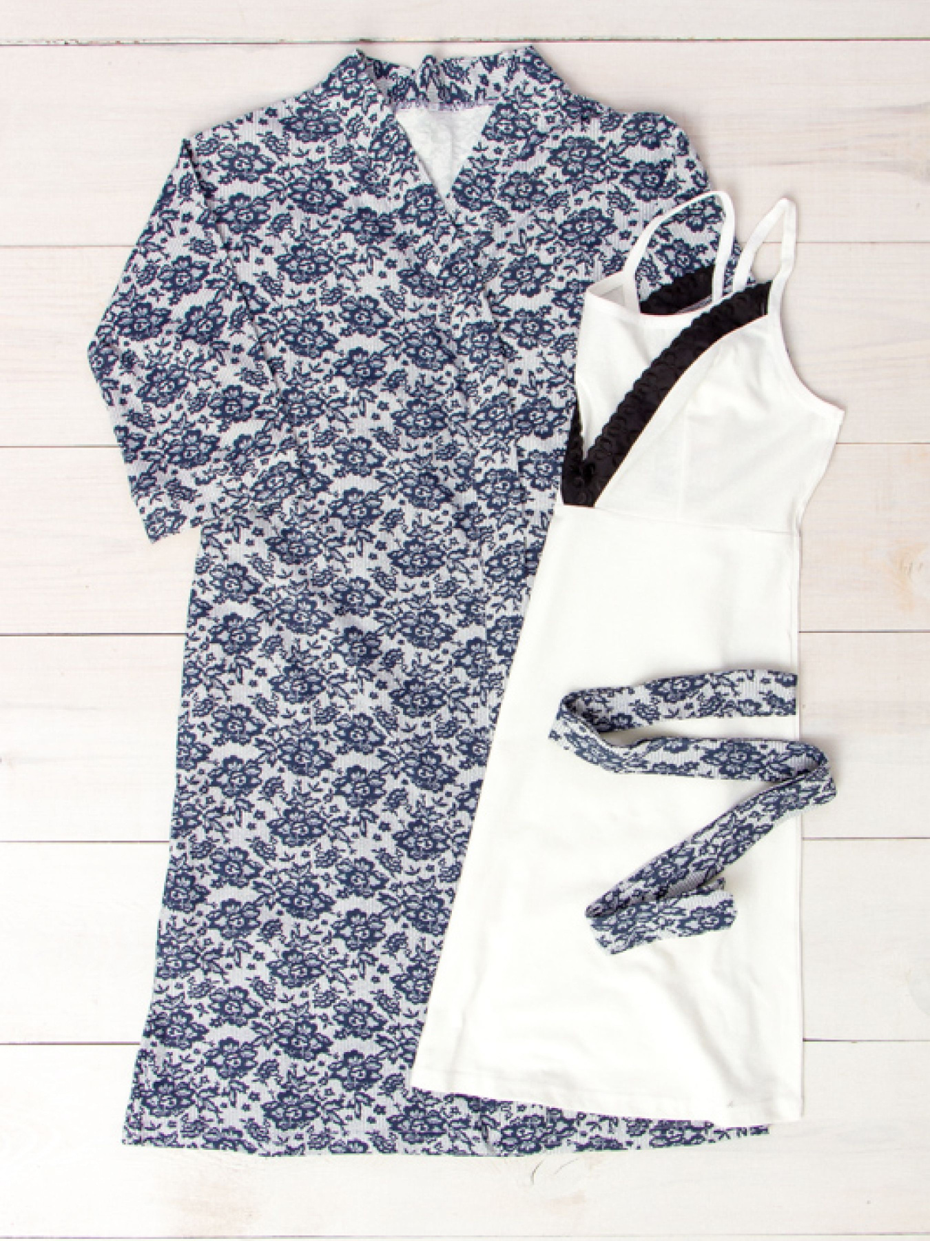 Домашний костюм Носи своє модель 8000-002-molochnij-sinj Фото