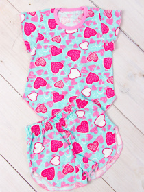 Пижама Носи своє модель 9668-002-serdechka-na-mentolovomu Фото