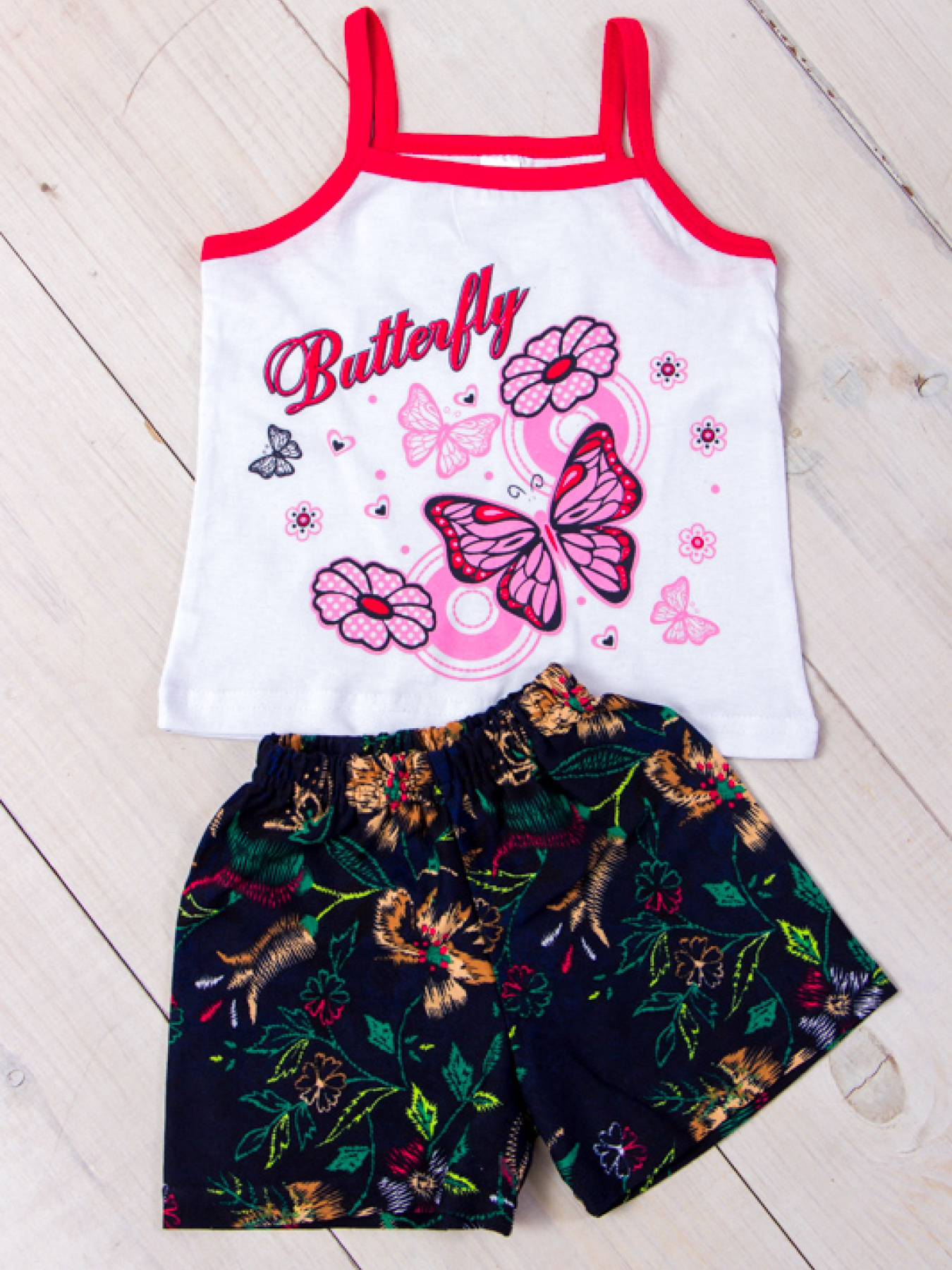 Пижама Носи своє модель 6120-002-33-meteliki-rznokolxorov-kvti-na-sinxomu Фото