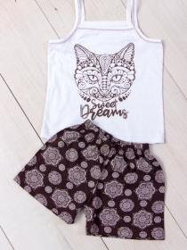 Піжама Носи своє модель 6120-002-33-kicq-ornament-na-korichnevomu Фото