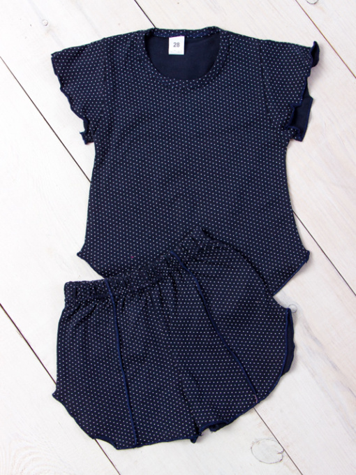 Піжама Носи своє модель 9668-002-goroh-na-chornilxno-sinxomu Фото