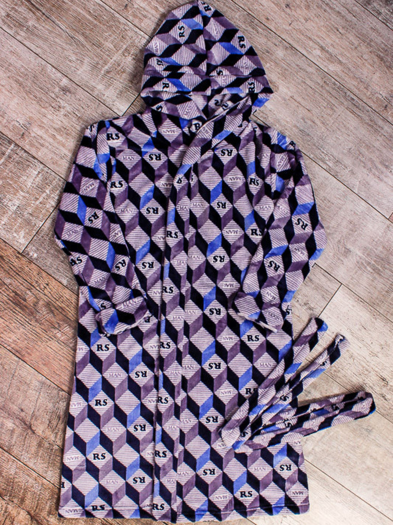 Халат Носи своє модель 9650-035-4-srij-romb Фото