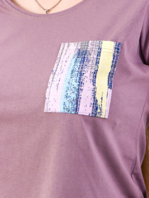 Пижама Носи своє модель 8072-002-popelqsta-lavanda-smuzhki Фото