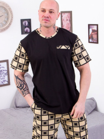 Піжама Носи своє Модель 8128-002-kltinka-bezh-chornij Фото