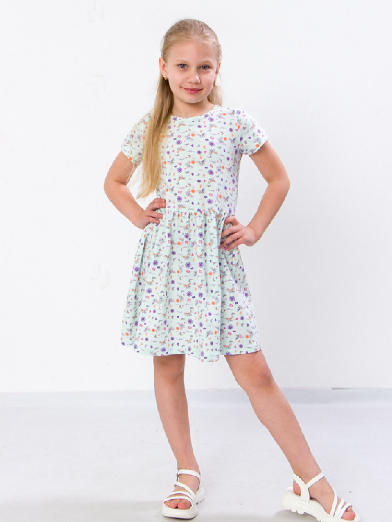 Сукня міді Носи своє модель 6118-043-meteliki-kvtochki Фото