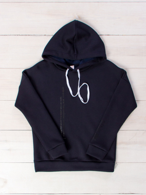 Худи Носи своє модель 8155-025-33-chornilxno-sinj Фото