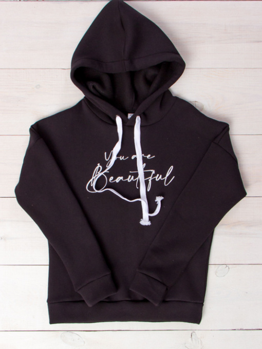 Худи Носи своє модель 8155-025-33-chornij-biutiful Фото