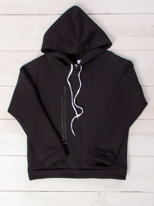 Худи Носи своє модель 8155-025-33-chornij Фото