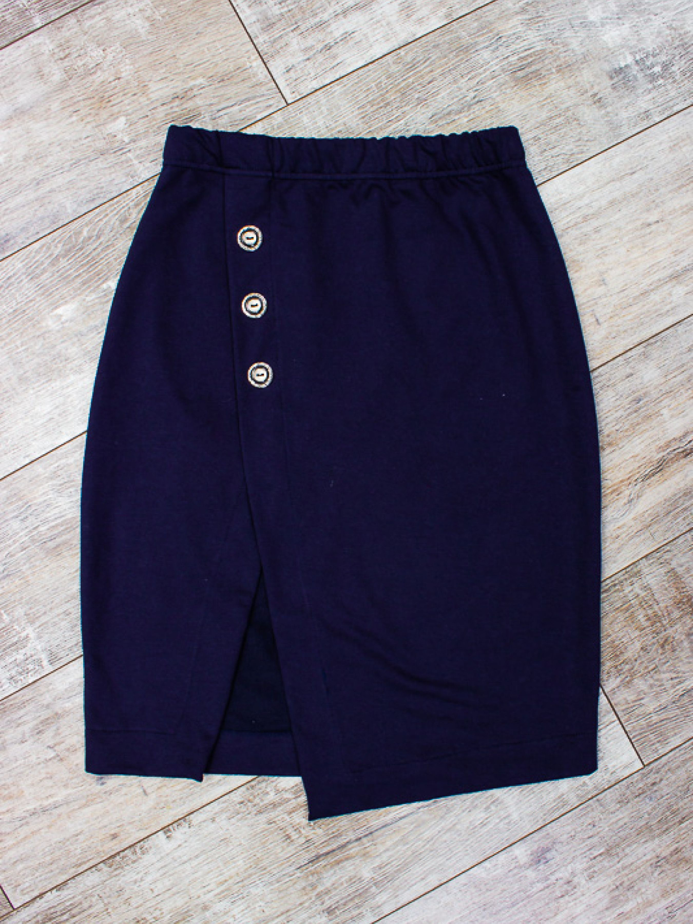 Спідниця міді Носи своє модель 8090-057-chornilxno-sinj Фото