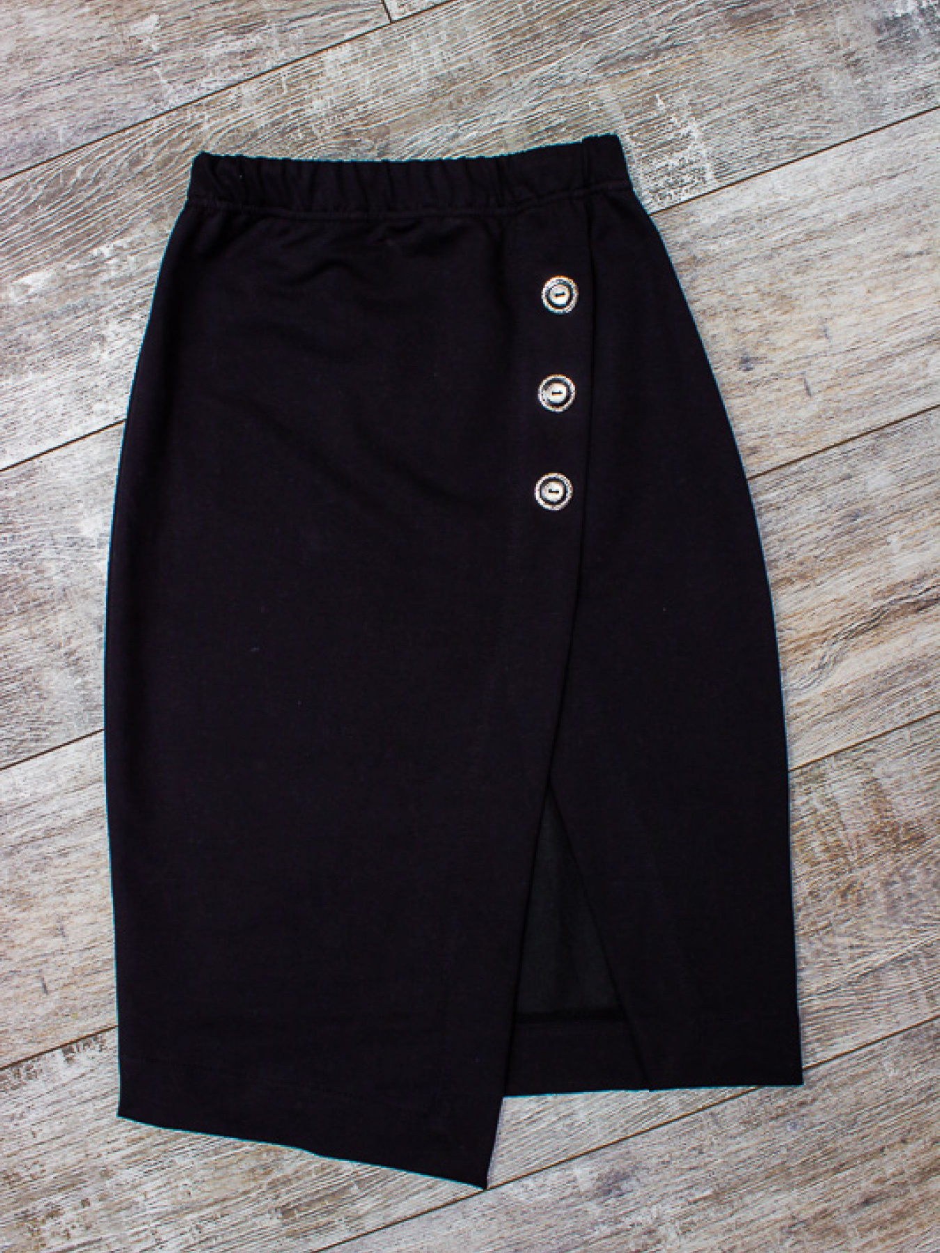 Юбка миди Носи своє модель 8090-057-chornij Фото