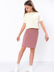 Юбка мини Носи своє модель 6286-057-1-llovo-bezhevij Фото