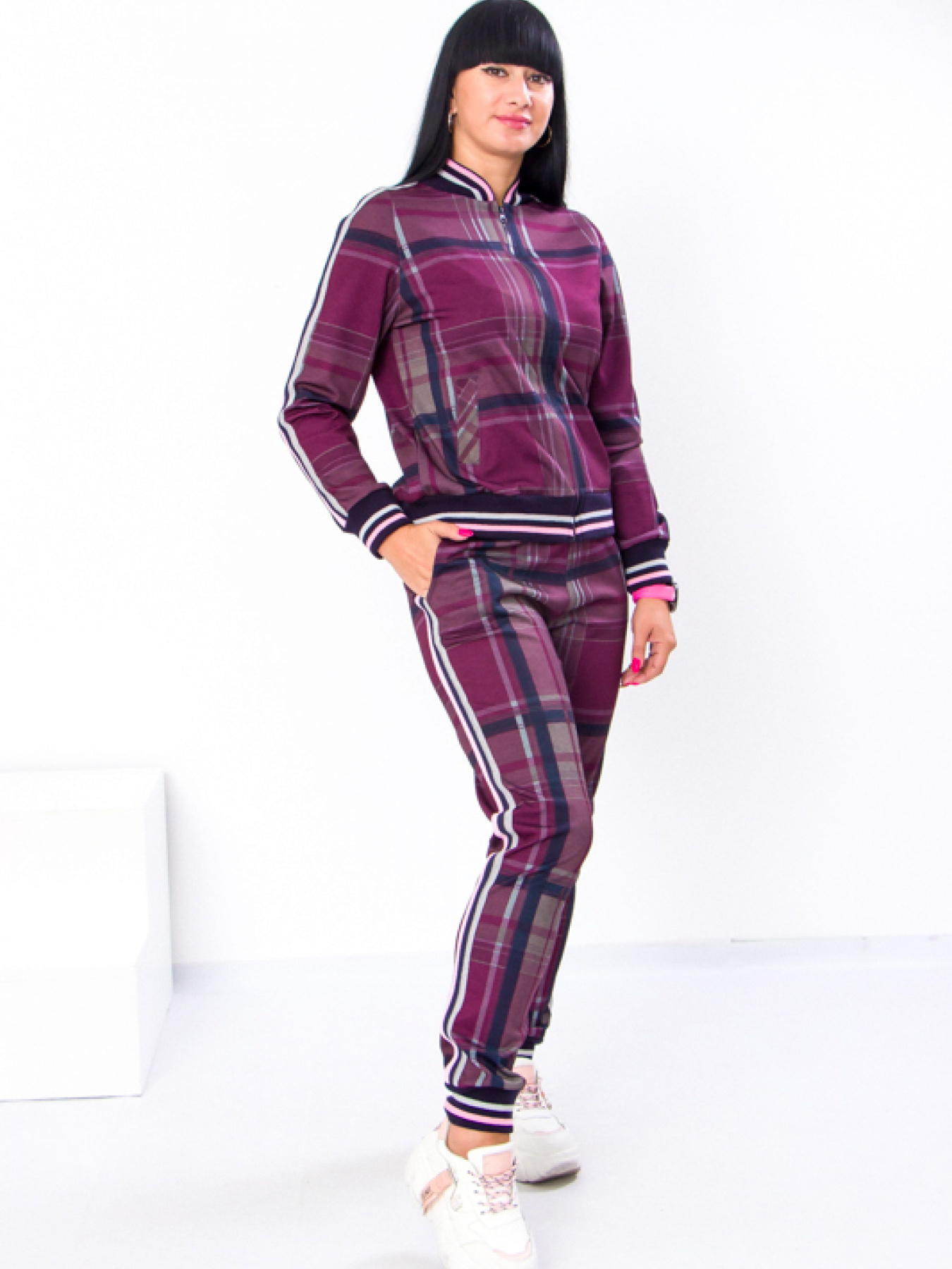 Спортивный костюм Носи своє модель 8146-093-bordovij Фото