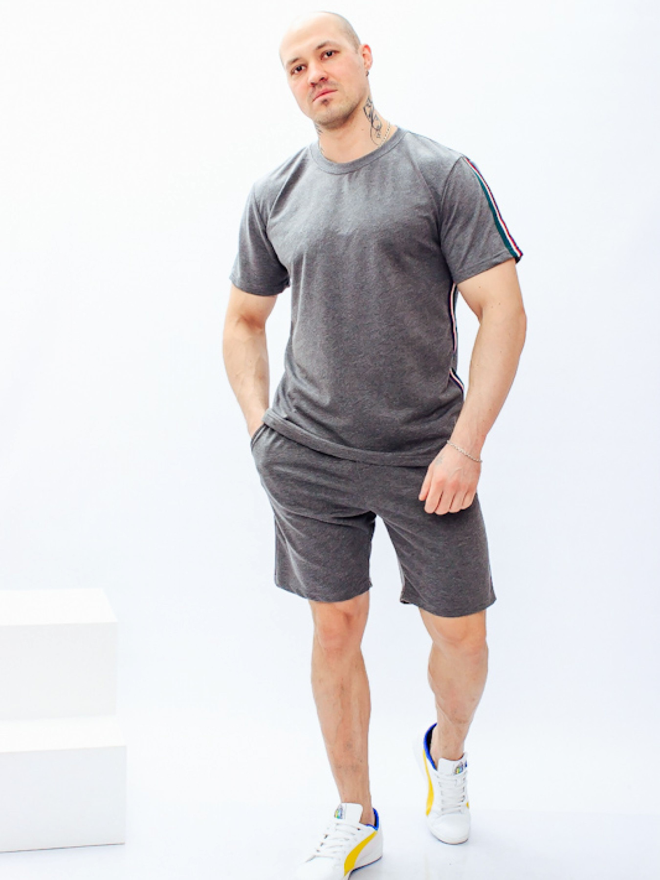 Повсякденний костюм Носи своє модель 8193-057-temno-srij Повсякденний костюм Носи своє модель 8193-057-temno-srij Фото