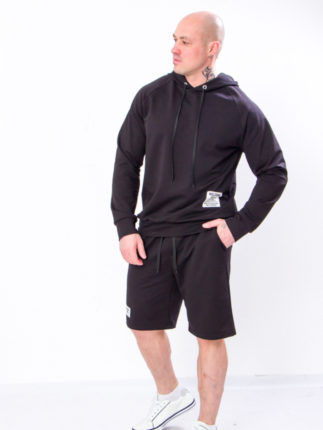 Повседневный костюм Носи своє модель 8209-057-33-chornij-nashivka Фото