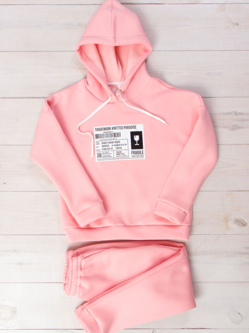 Спортивный костюм Носи своє модель 8164-025-33-persik-shtrih-kod Фото