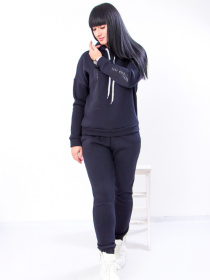Спортивний костюм Носи своє модель 8164-025-33-chornilxno-sinj Фото