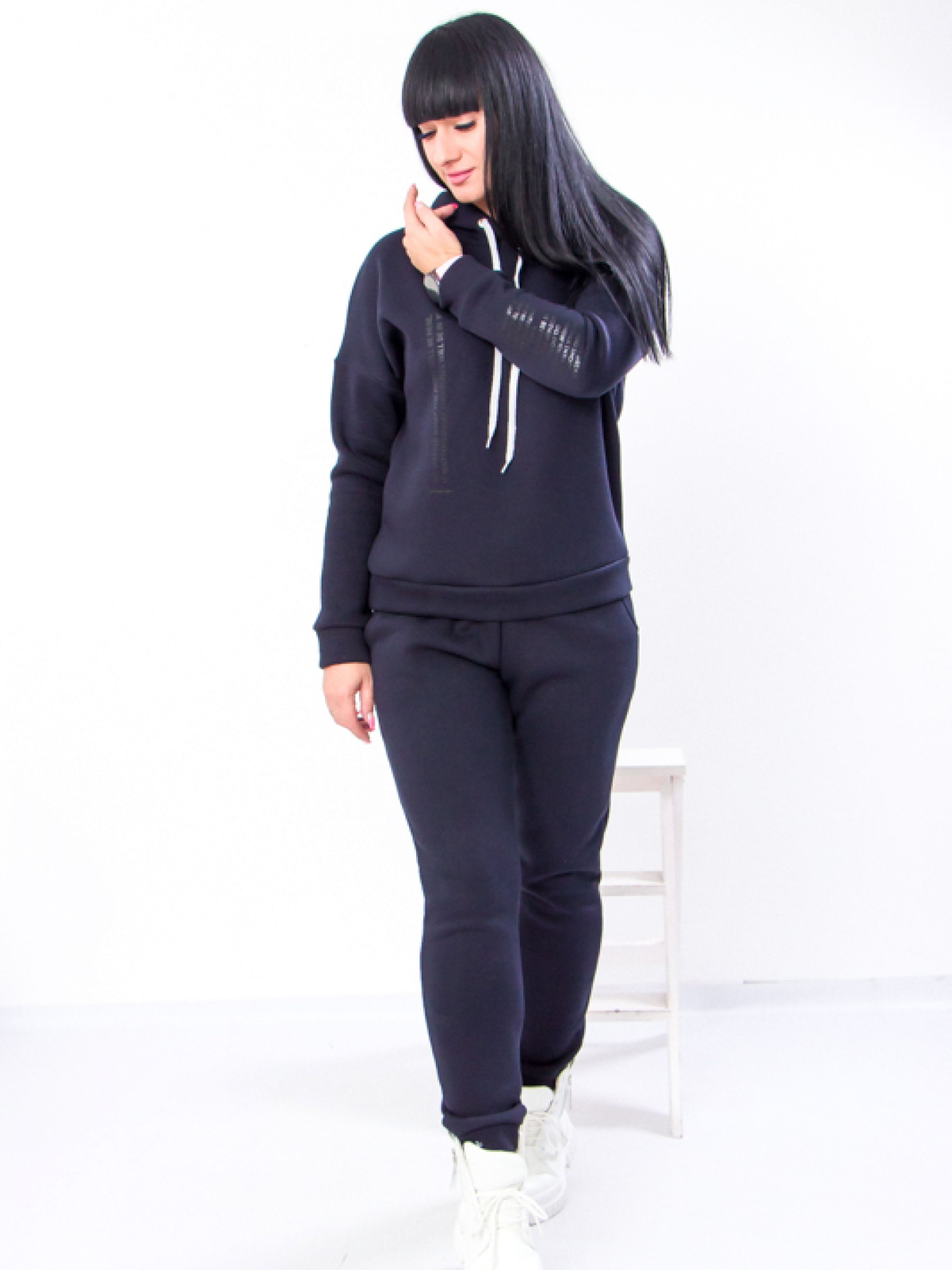 Спортивный костюм Носи своє модель 8164-025-33-chornilxno-sinj Фото