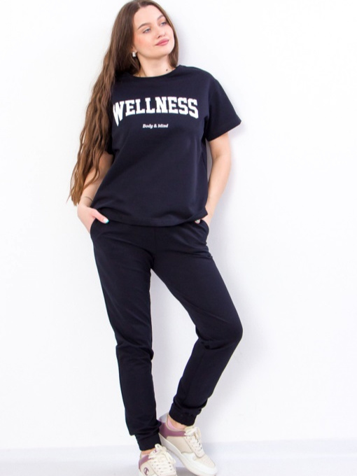 Спортивный комплект Носи своє модель 8281-057-33-chornilxno-sinj Фото