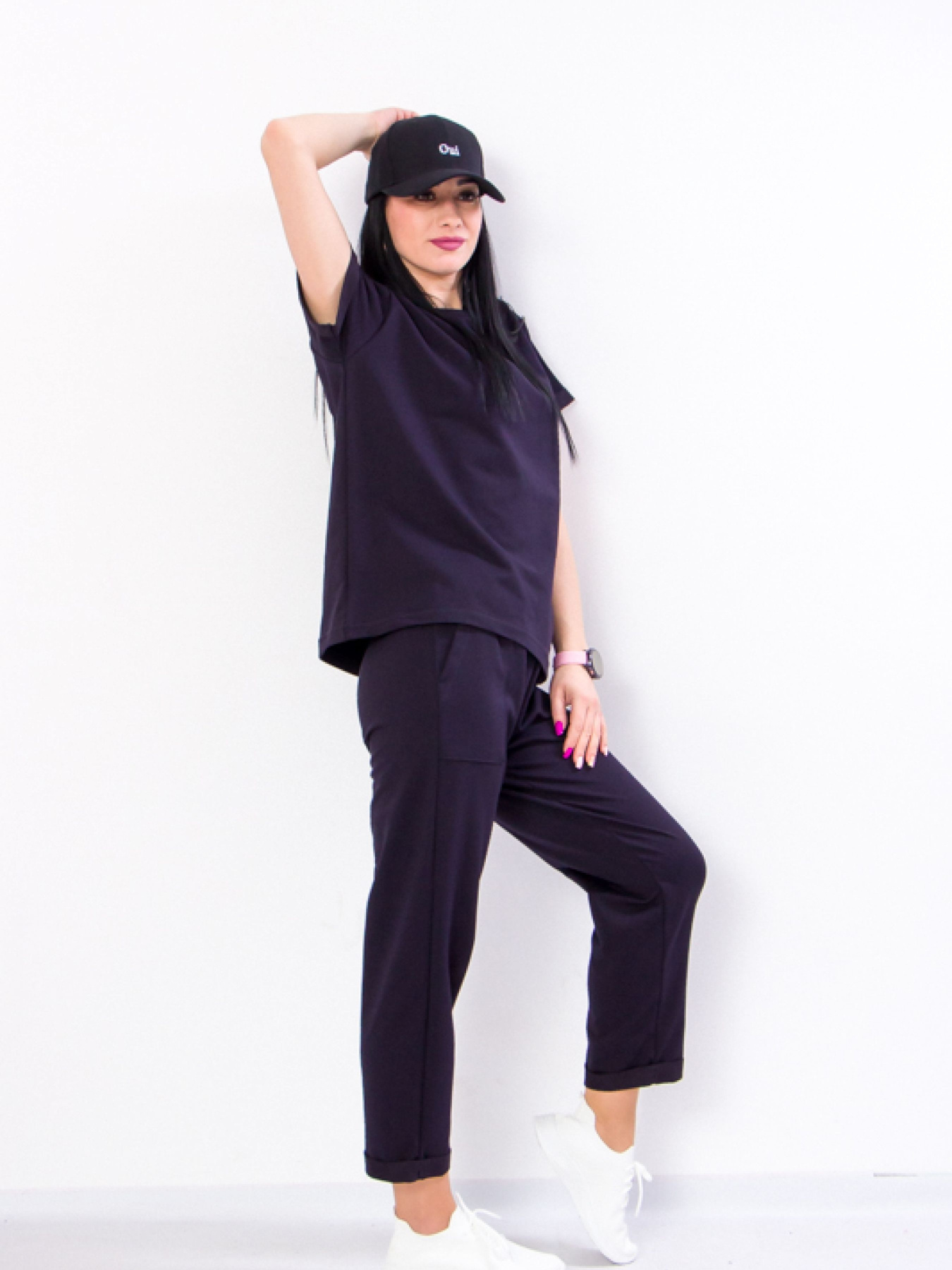 Повседневный костюм Носи своє модель 8348-057-chornilxno-sinj Фото