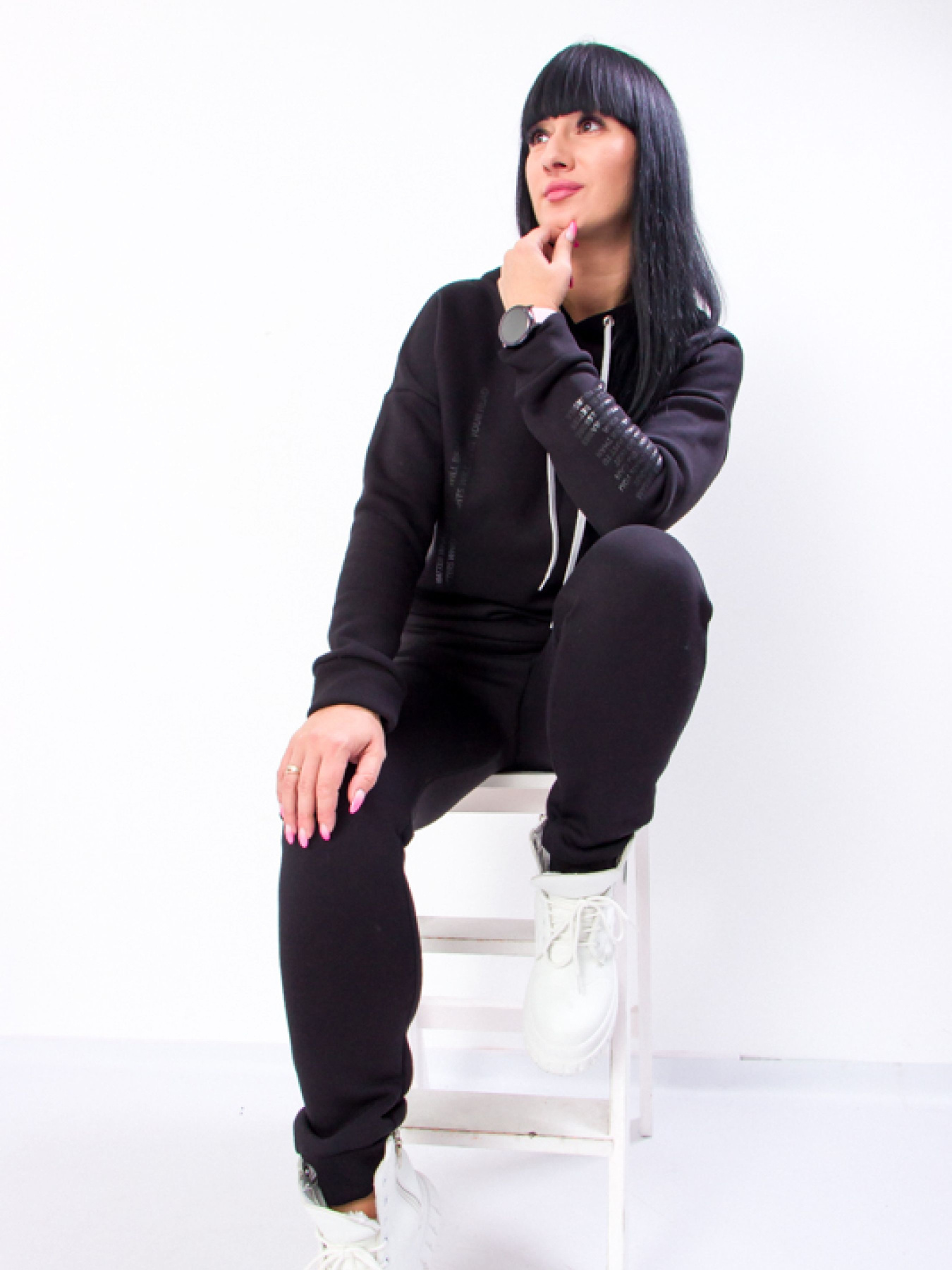 Спортивный костюм Носи своє модель 8164-025-33-chornij Фото