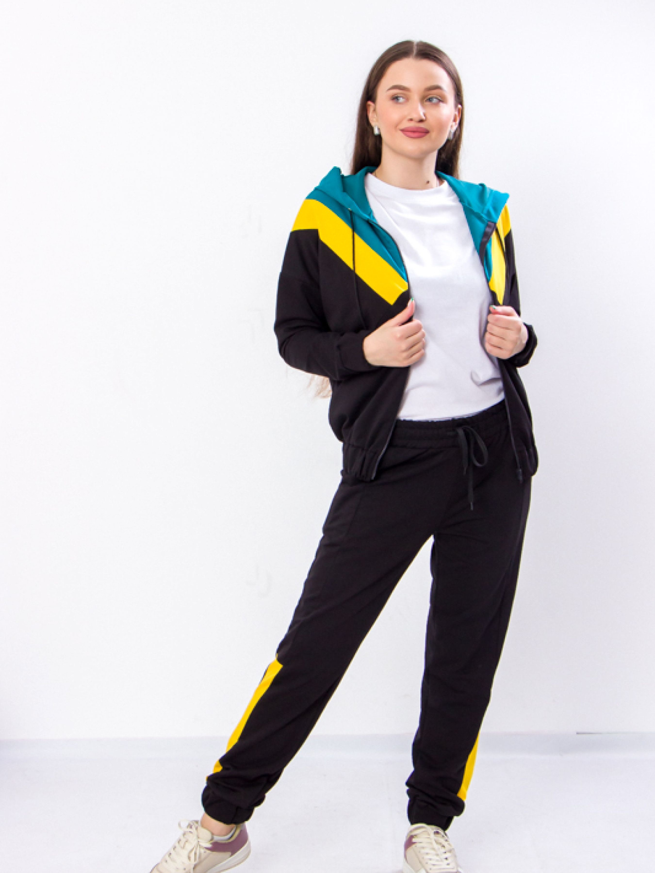 Спортивний костюм Носи своє модель 8343-057-smaragdovij-zhovtij Фото