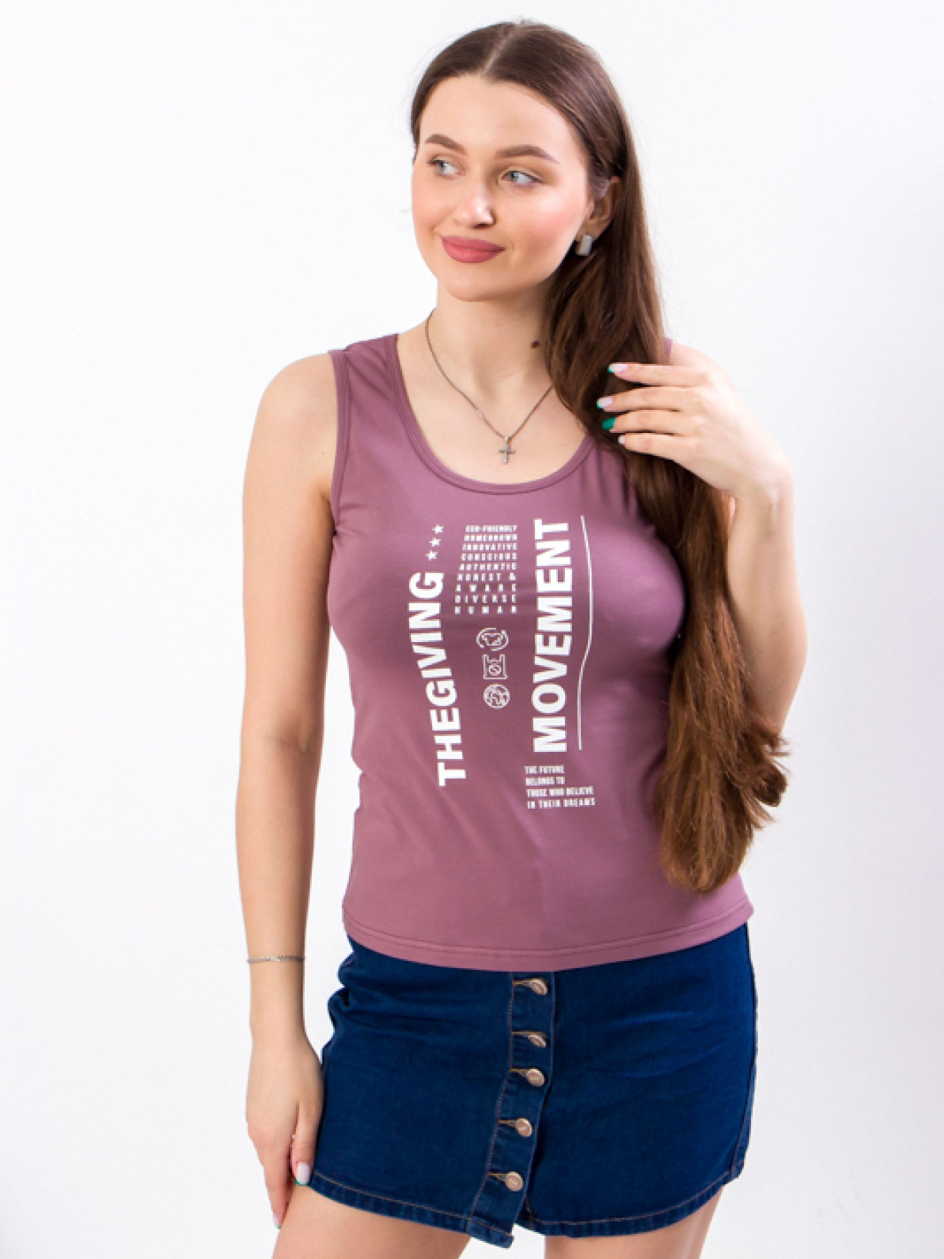 Майка Носи своє модель 8187-036-33-2-popelqsta-lavanda Фото