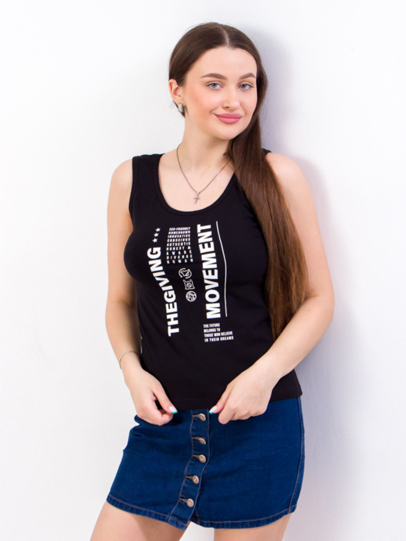 Майка Носи своє модель 8187-036-33-2-chornij Майка Носи своє модель 8187-036-33-2-chornij Фото