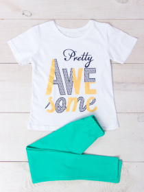 Повседневный костюм Носи своє модель 6194-036-33-mentol-nadpisi Фото