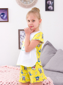 Повседневный костюм Носи своє модель 6372-043-33-pesiki-limon Фото