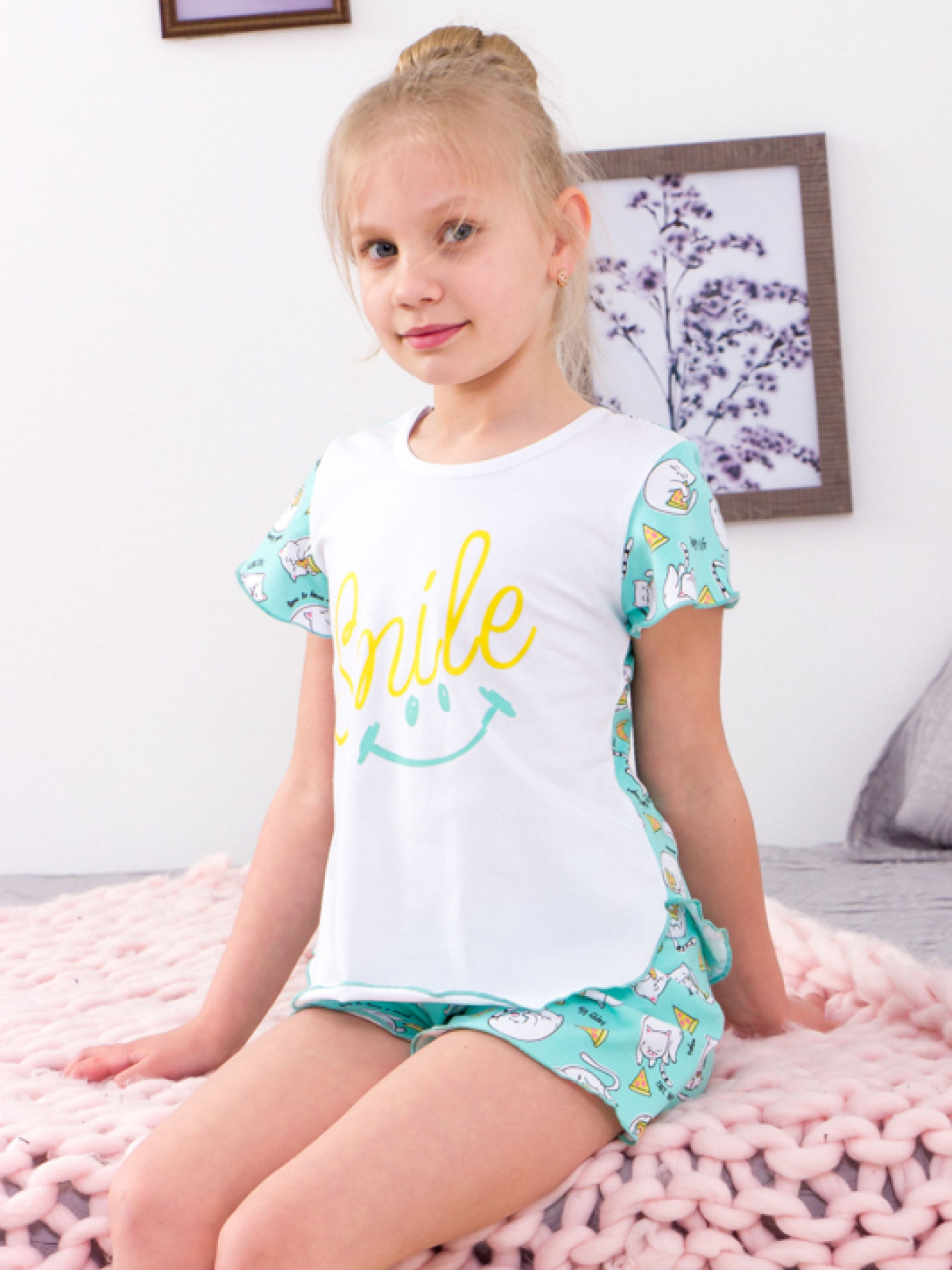 Костюм Носи своє модель 6372-043-33-kotiki-mentol Фото