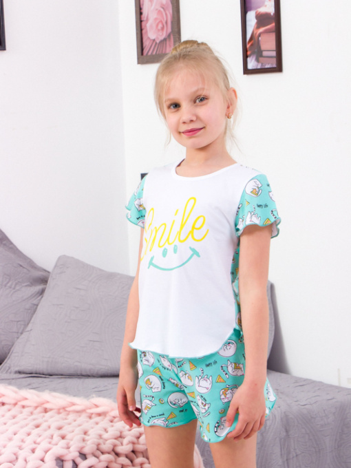 Костюм Носи своє модель 6372-043-33-kotiki-mentol Фото